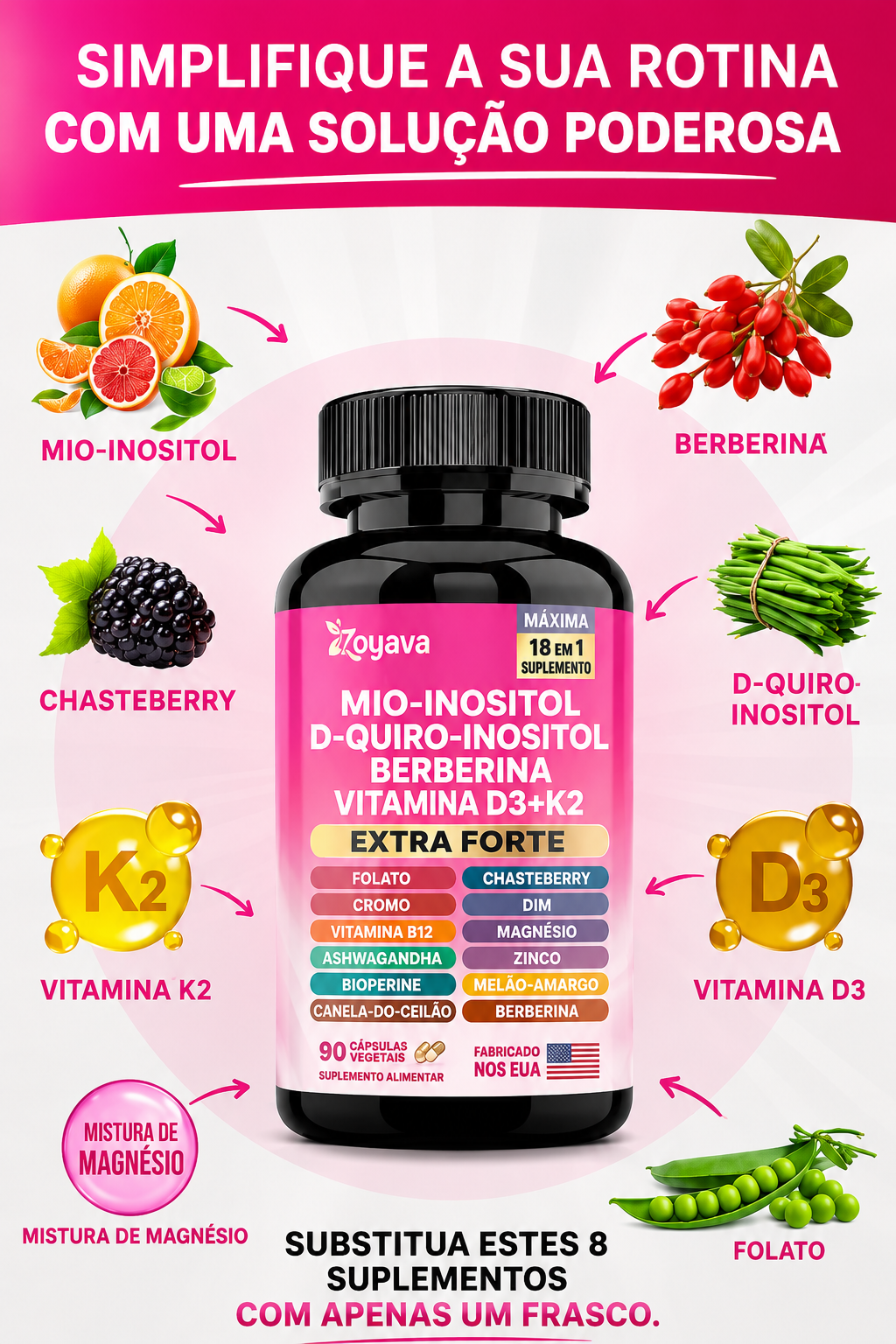 Myo-Inositol + D-Quiro-Inositol