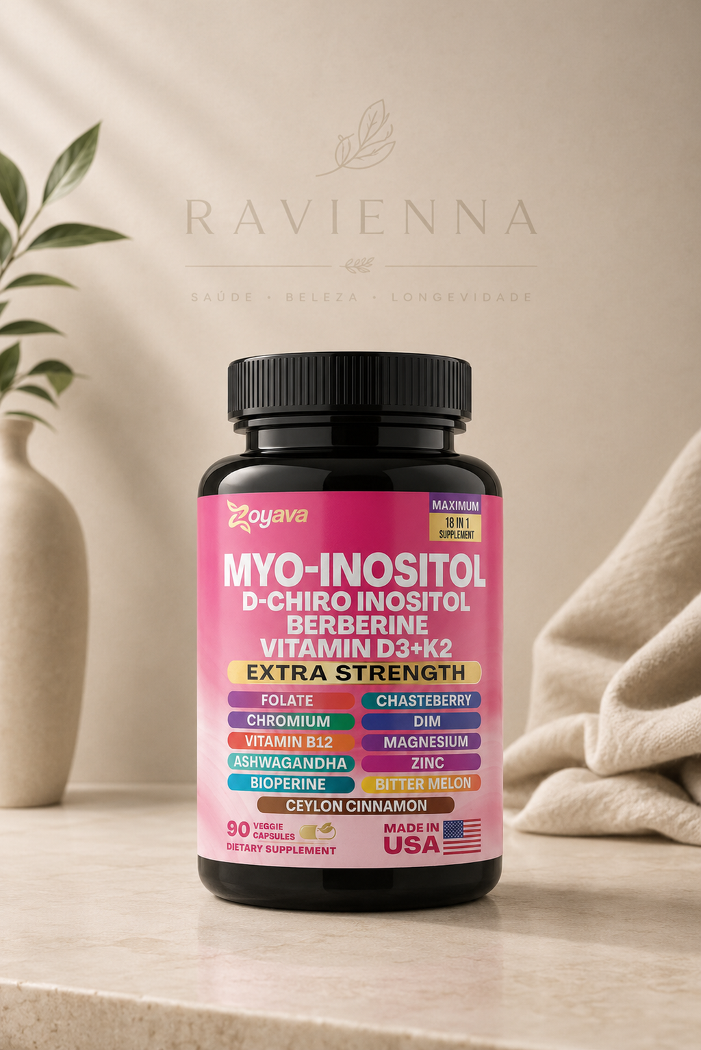 Myo-Inositol + D-Quiro-Inositol