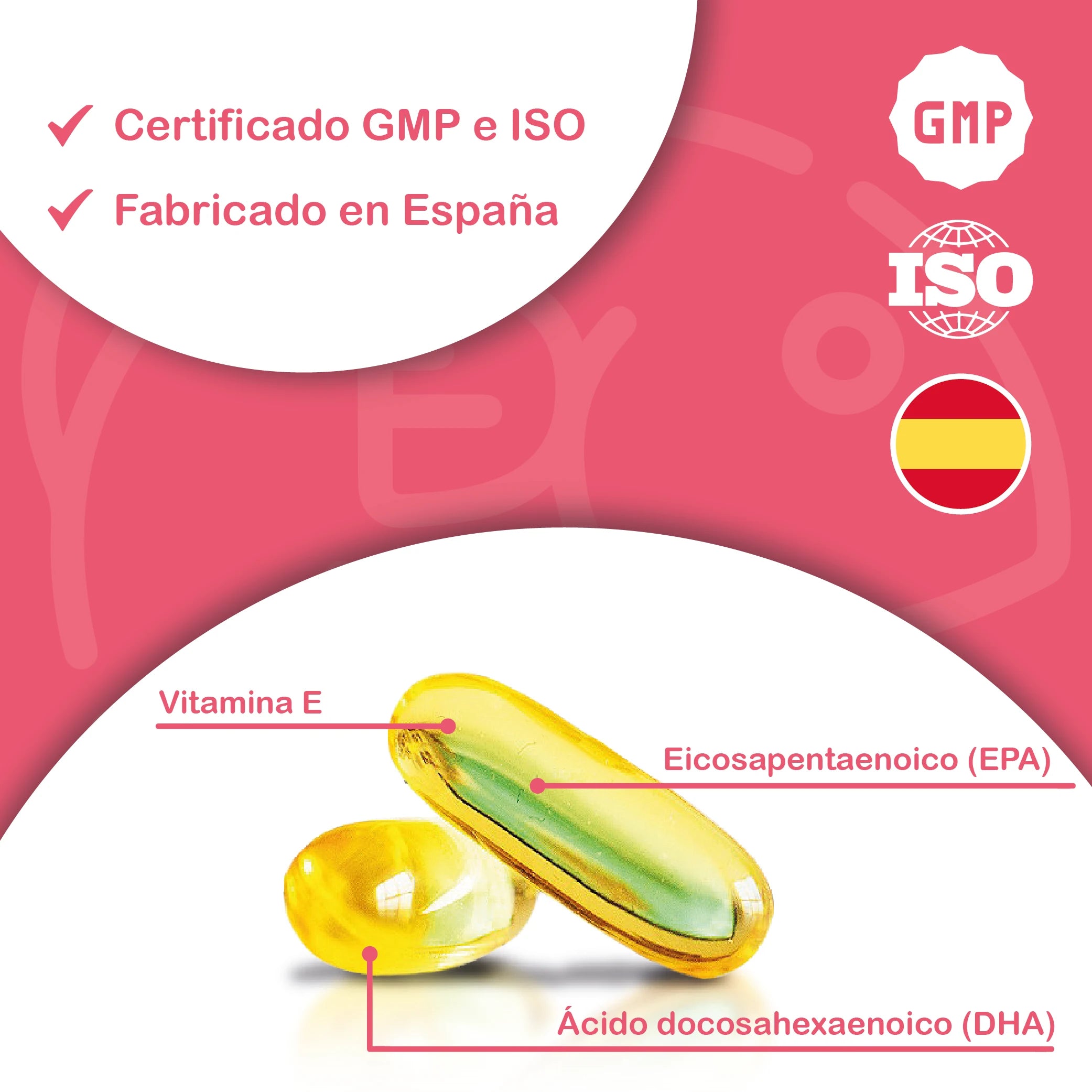 Ómega 3 2000mg 💎 Promove a Função Cerebral, Cardiovascular e Visão