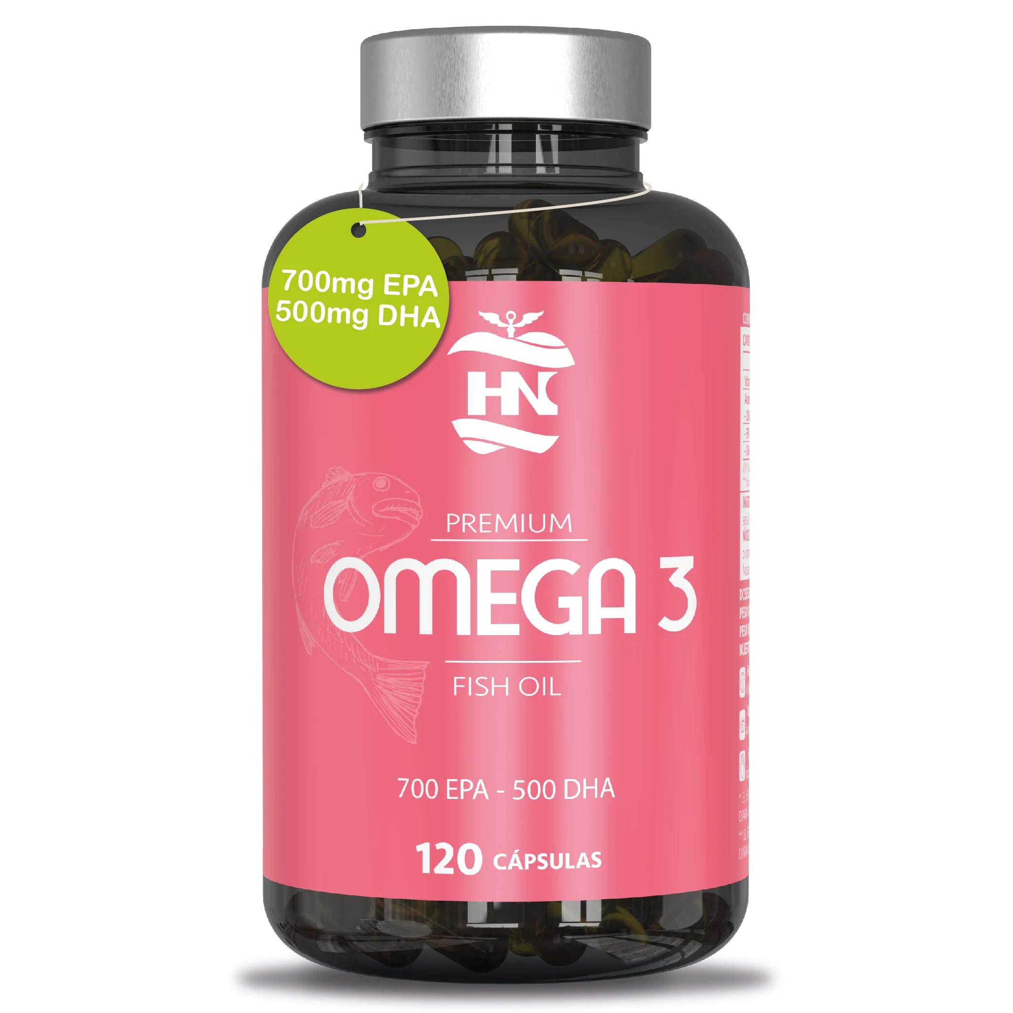 Ómega 3 2000mg 💎 Promove a Função Cerebral, Cardiovascular e Visão