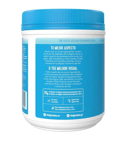 Vital Proteins, Peptídeos de Colagénio, Sem Sabor, 1,25 lbs (567 g)