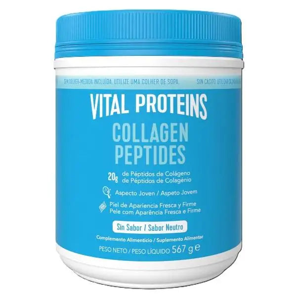 Vital Proteins, Peptídeos de Colagénio, Sem Sabor, 1,25 lbs (567 g)