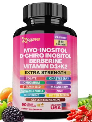 Myo-Inositol 💎 Fórmula 16 em 1 Extra Forte